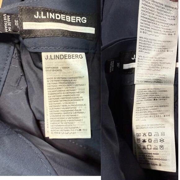 J.Lindeberg Eloy Golf Shorts | JL Navy | Size 30 | NWT | Stretch Tech - Picture 4 of 5
